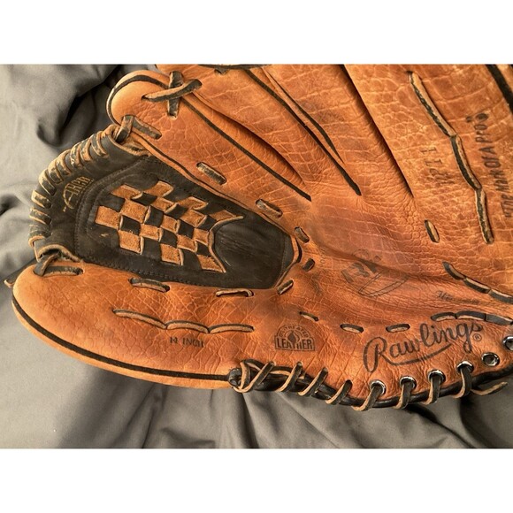 Rawlings RPT1 14" Baseball Glove US Steerhide Leather RPT Series Tan~Pre Owned - Picture 8 of 16